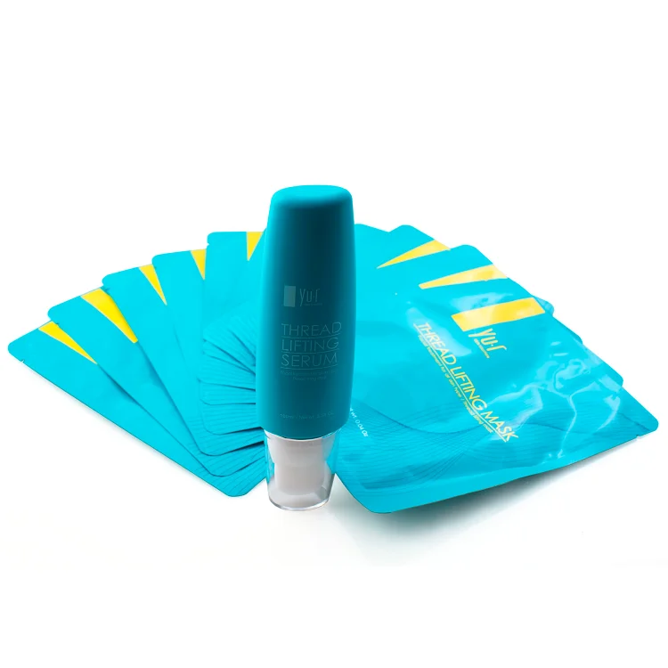 Лифтинг комплекс для лица на основе нитевых масок Yu.R Thread Lifting Mask (гель+10 масок)