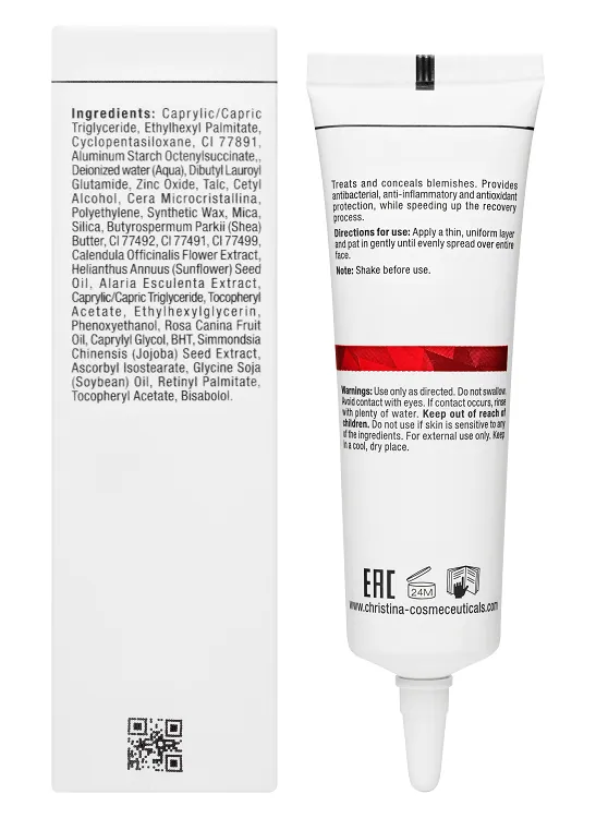 Comodex Cover & Shield Cream SPF 20 − Защитный крем с тоном SPF 20, 30 мл