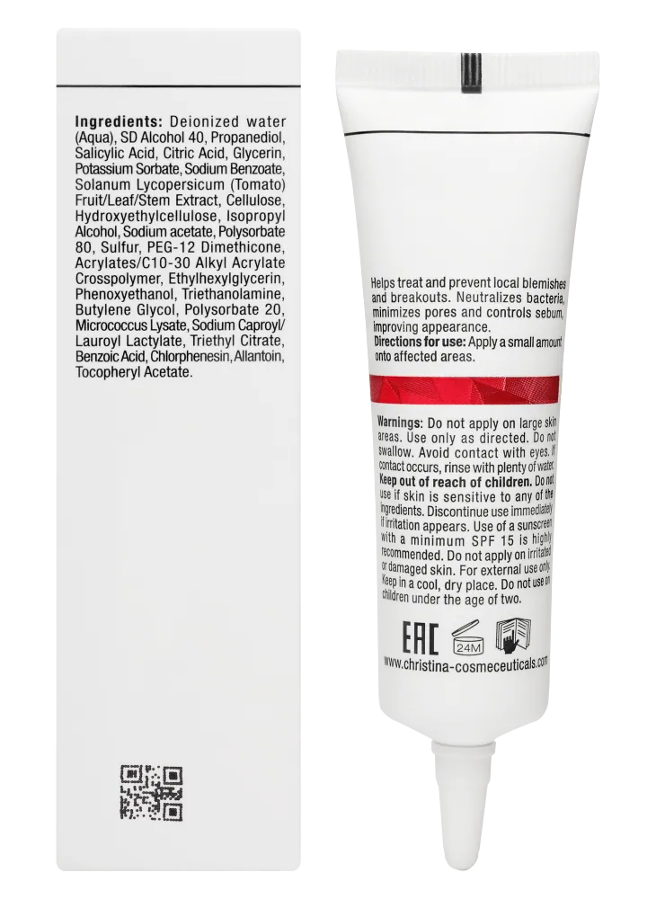 Comodex Correct & Prevent Gel − Гель для локальной коррекции, 30 мл