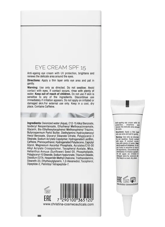 Illustrious Eye Cream SPF 15 – Крем для кожи вокруг глаз SPF 15, 15 мл