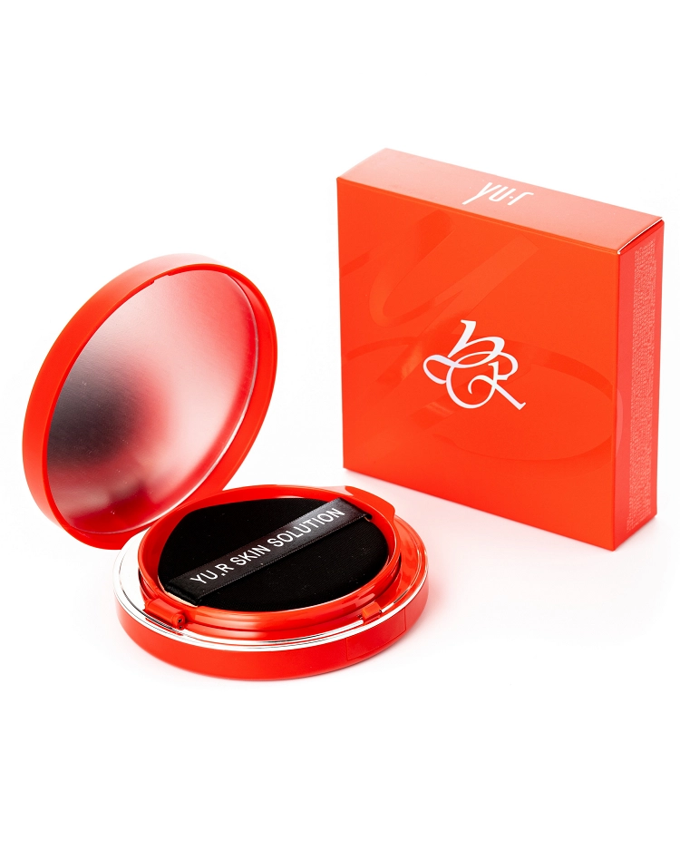 Увлажняющий тональный кушон тон 21 Yu.R Moist Layer Cushion SPF50+ PA +++, 25 гр