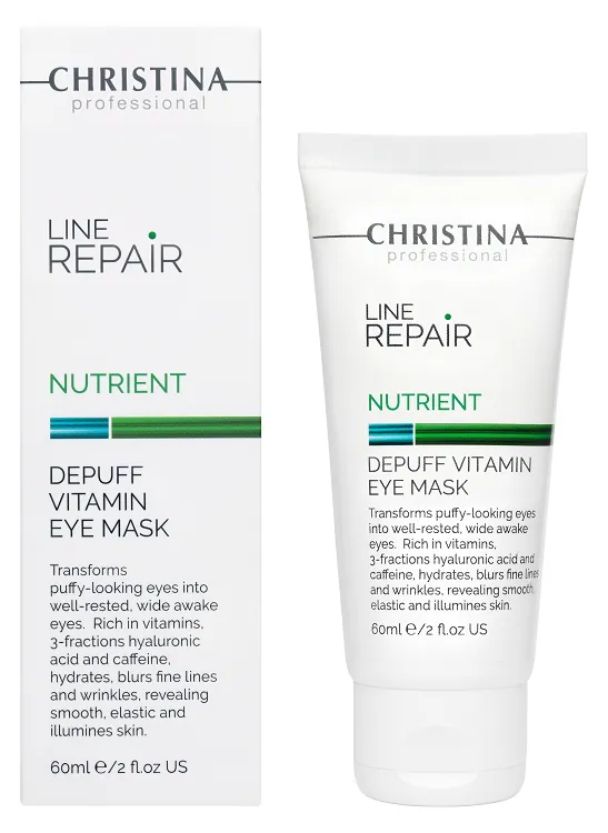 Line Repair Nutrient Depuff Vitamin Eye Mask – Восстанавливающая противоотечная маска для кожи вокруг глаз, 60 мл
