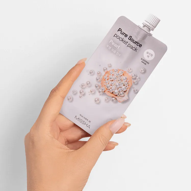 Pure Source Pocket Pack Pearl - Маска кремовая ночная с экстрактом жемчуга, 10 мл