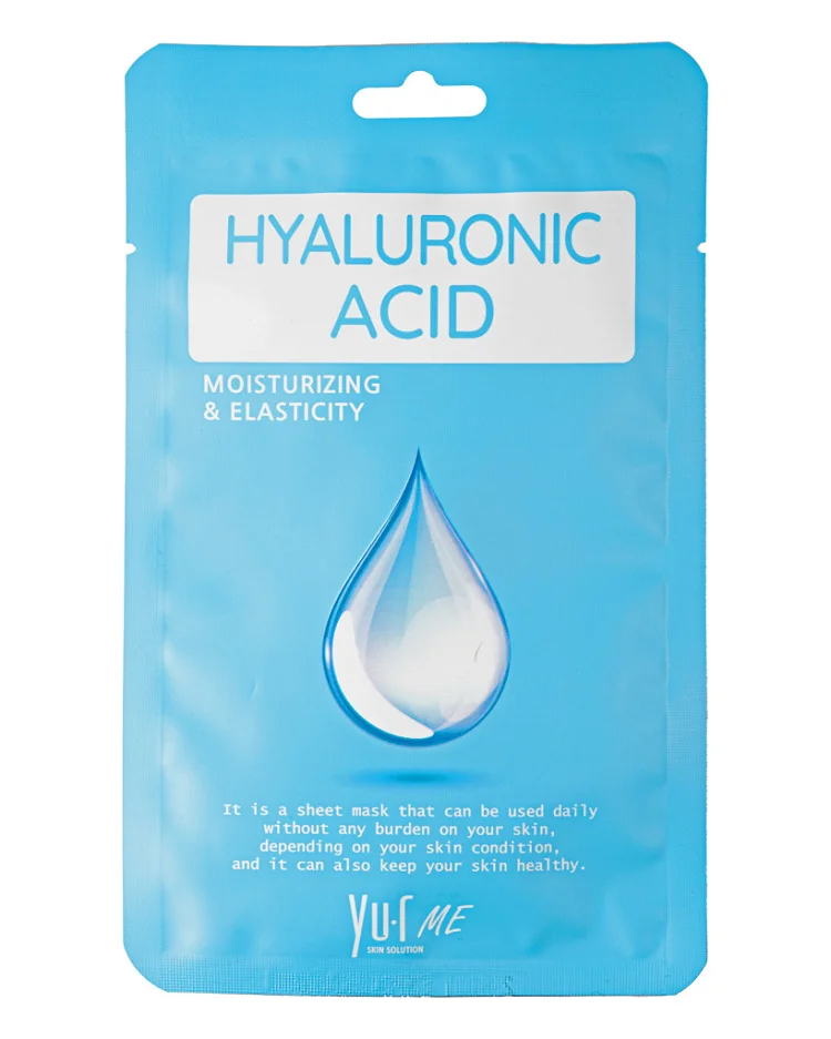 Тканевая маска для лица с гиалуроновой кислотой Yu.R Me Hyaluronic Acid Sheet Mask, 1 шт