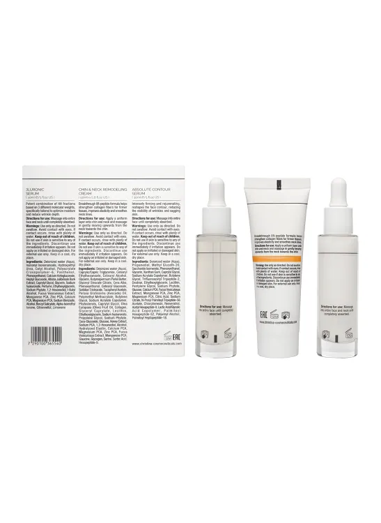 Forever Young Absolute Contour Kit – Набор Forever Young «Совершенный контур» Сыворотка «Совершенный контур», 30 мл + 3-гиалуроновая сыворотка, 30 мл + Ремоделирующий крем для контура лица и шеи, 50 мл