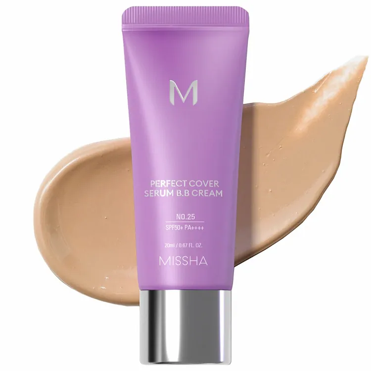 BB Cream Perfect Cover Serum - Тональный BB крем с антивозрастной сывороткой для сияния кожи, SPF50+/PA++++ тон 25, 20 мл