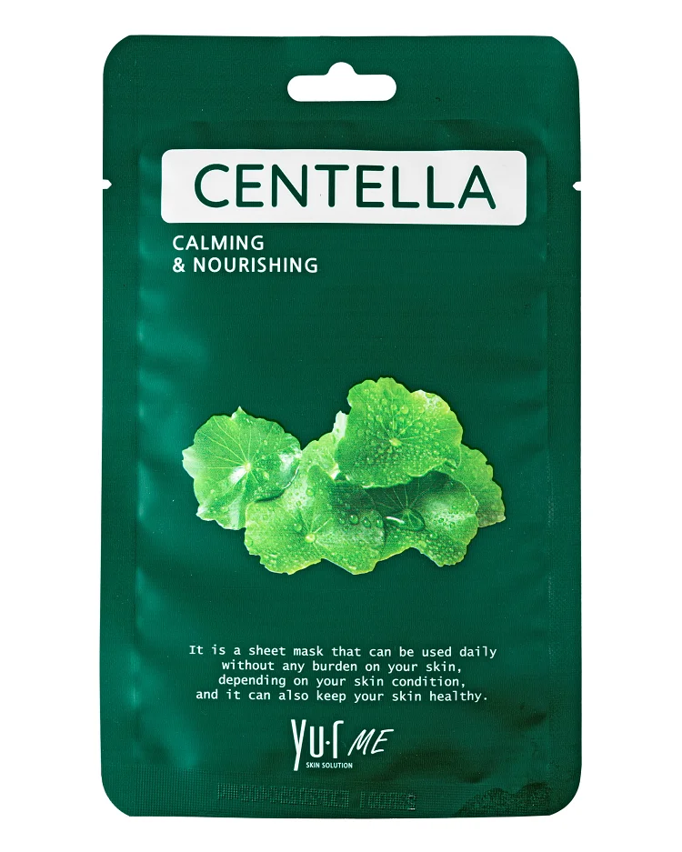 Тканевая маска для лица с экстрактом центеллы азиатской Yu.R Me Centella Sheet Mask, 1 шт