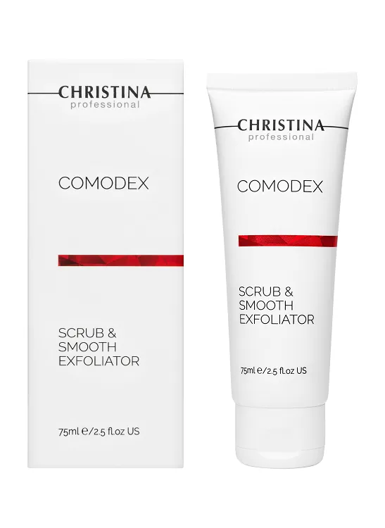 Comodex Scrub & Smooth Exfoliator − Выравнивающий скраб-эксфолиатор, 75 мл