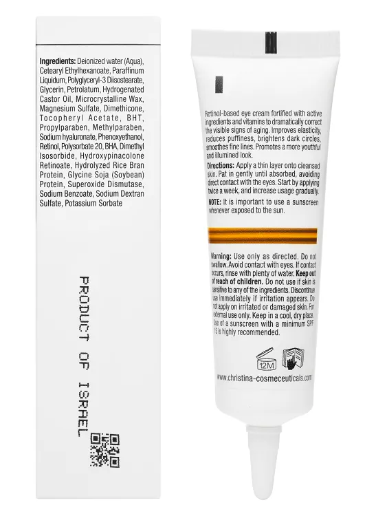 Line Repair Fix Retinol E Eye Cream – Крем для кожи вокруг глаз с ретинолом, 30 мл