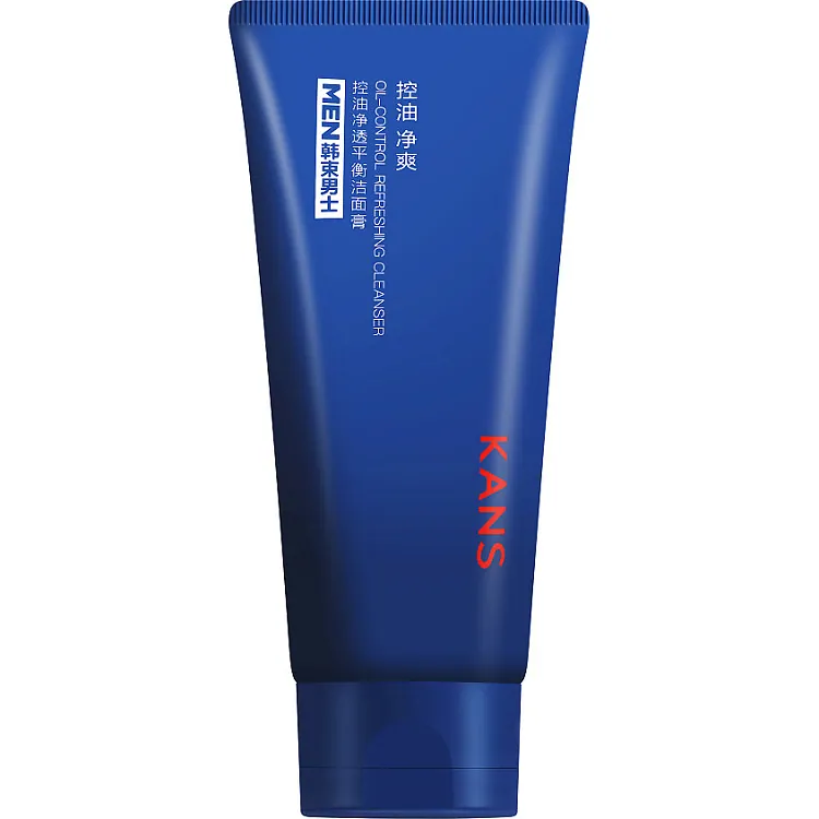 Oil-control refreshing cleanser - Освежающая пенка для умывания для контроля жирности кожи лица для мужчин, 100 г
