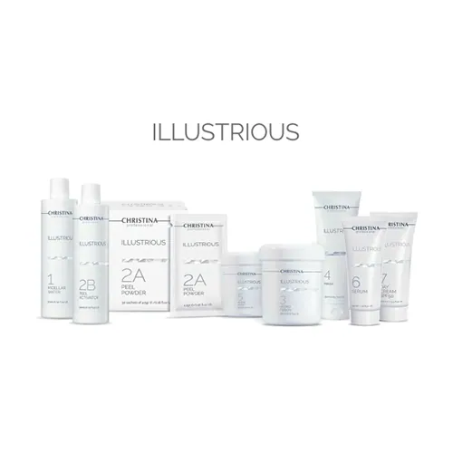 ILLUSTRIOUS – ЛИНИЯ ДЛЯ ОСВЕТЛЕНИЯ И ВОЗВРАЩЕНИЯ СИЯНИЯ КОЖЕ