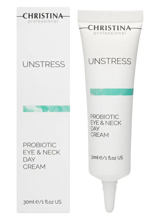 Unstress Probiotic Day Cream Eye & Neck SPF 8 – Дневной крем пробиотического действия для кожи вокруг глаз и шеи SPF 8, 30 мл