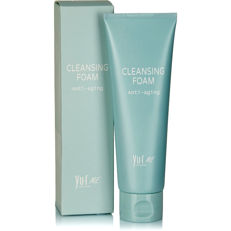 Пенка для умывания мягкая очищающая с подтягивающим эффектом Yu.R Me Anti-Aging Cleansing Foam, 120 мл