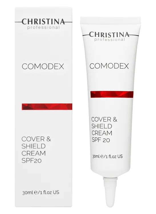 Comodex Cover & Shield Cream SPF 20 − Защитный крем с тоном SPF 20, 30 мл