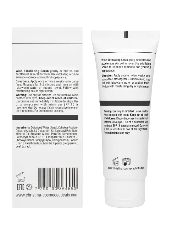 Wish Exfoliating Scrub – Скраб-эксфолиатор, 75 мл