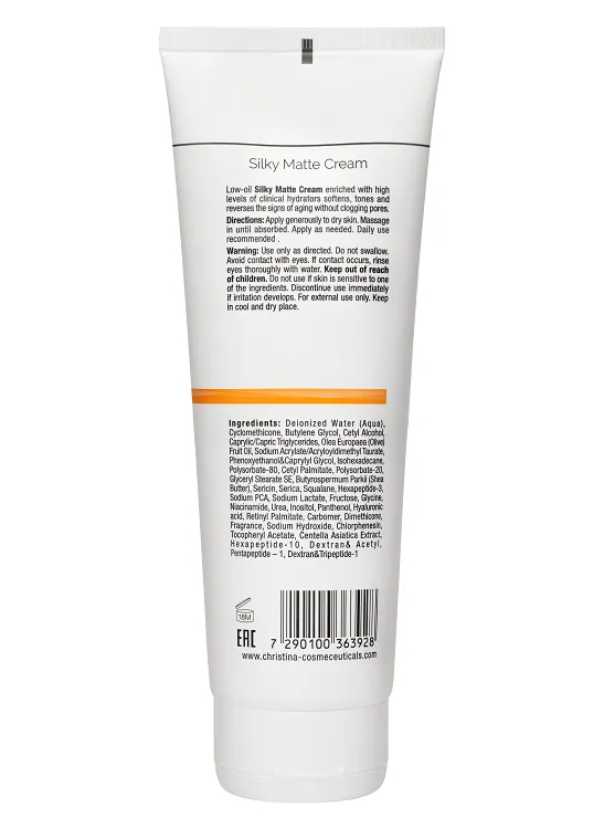 Forever Young Silky Matte Cream – Нежный матирующий крем, 250 мл