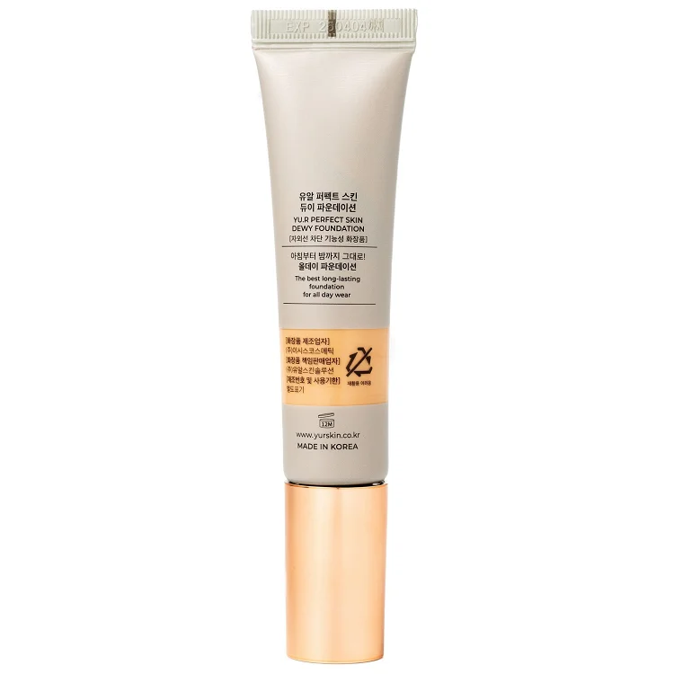 Устойчивая тональная основа под макияж увлажняющая Yu.R Dewy Coverage Foundation (2.75 fair golden), 32 мл