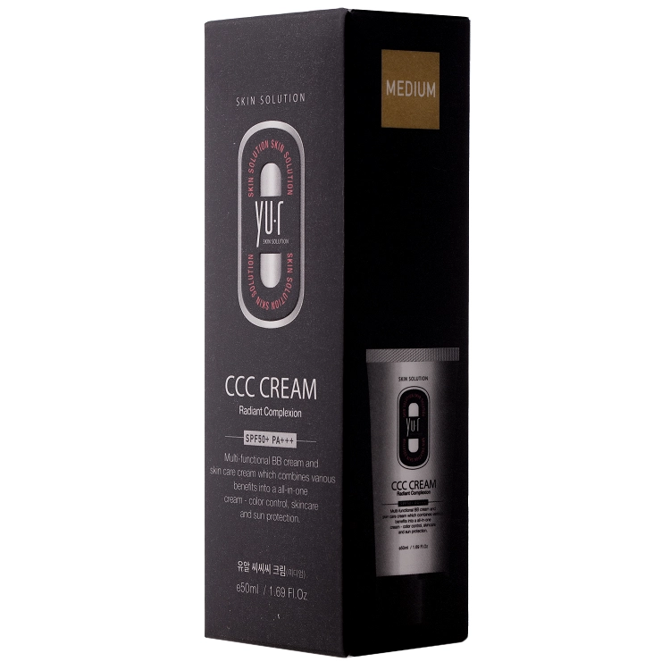 Корректирующий крем для лица Yu.r ССС Cream Medium (Средний беж), 50 мл, SPF50+