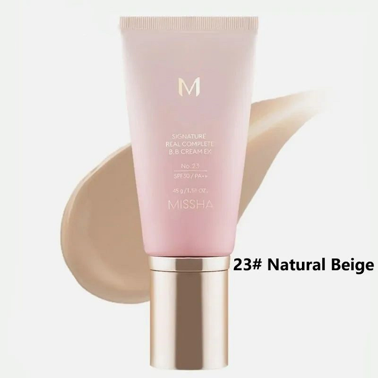 BB Cream Signature Real Complete EX - Тональный BB крем SPF30/PA++ "Шелковистое сияющее покрытие" тон 23, 45 г