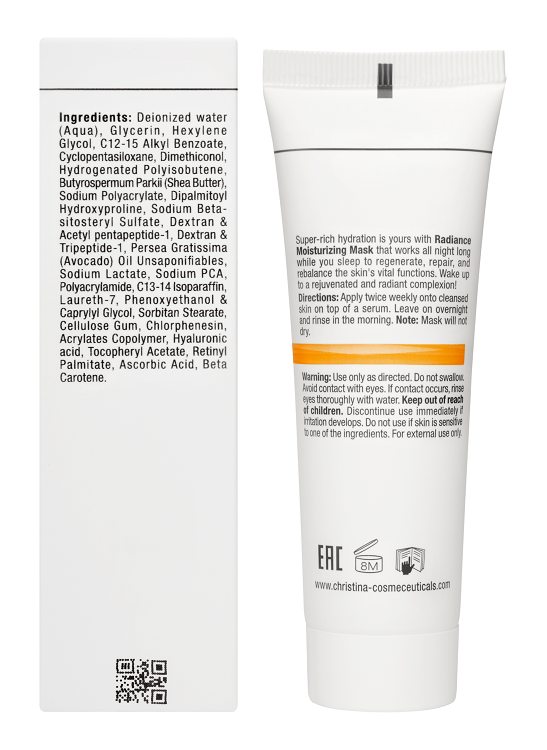 Forever Young Radiance Moisturizing Mask – Увлажняющая маска «Сияние», 50 мл