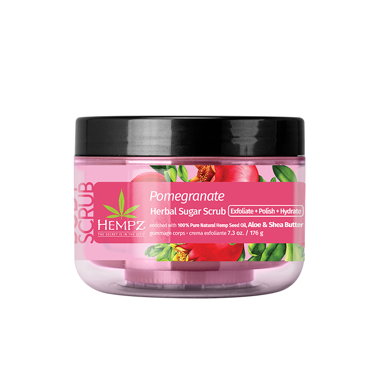 Скраб сахарный для тела Гранат / Hempz Pomegranate Herbal Sugar Scrub 176 g