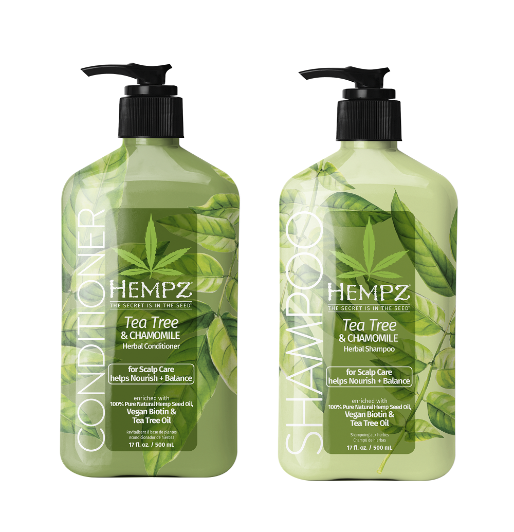 Набор уход для волос Здоровые волосы Чайное дерево и Ромашка: Кондиционер (500ml), Шампунь (500ml)