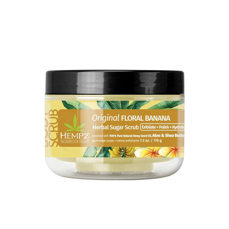Скраб сахарный для тела Оригинальный / Hempz Original Floral Banana Herbal Sugar Scrub 176g