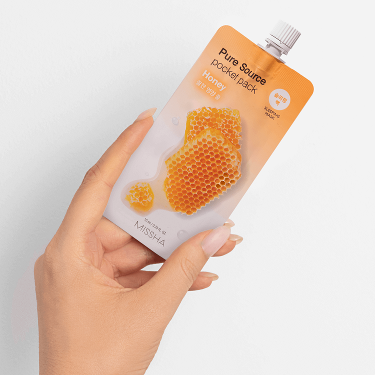 Pure Source Pocket Pack Honey - Маска кремовая ночная с экстрактом мёда, 10 мл