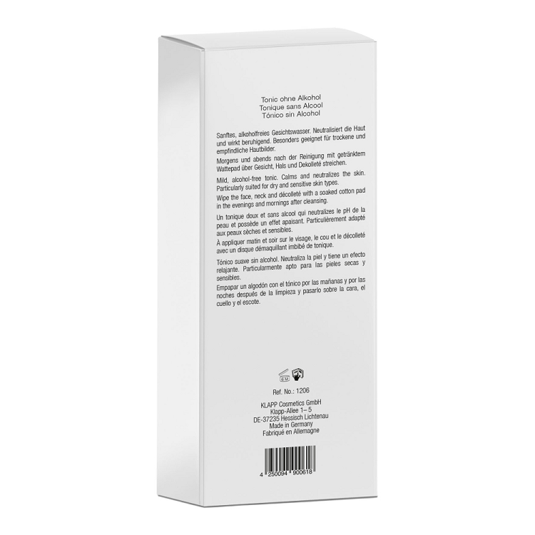 Тоник для лица очищающий CLEAN&ACTIVE Tonic without Alcohol , 250 мл