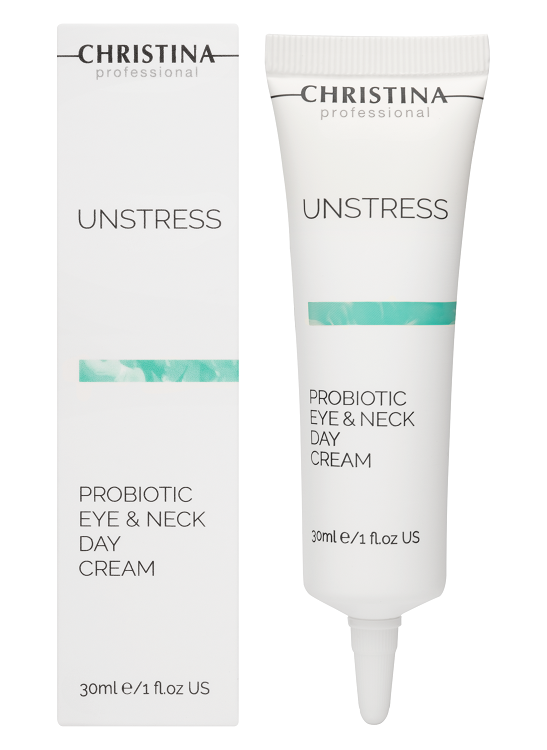 Unstress Probiotic Day Cream Eye & Neck SPF 8 – Дневной крем пробиотического действия для кожи вокруг глаз и шеи SPF 8, 30 мл