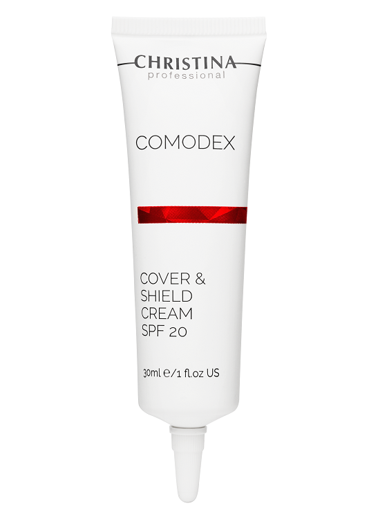 Comodex Cover & Shield Cream SPF 20 − Защитный крем с тоном SPF 20, 30 мл