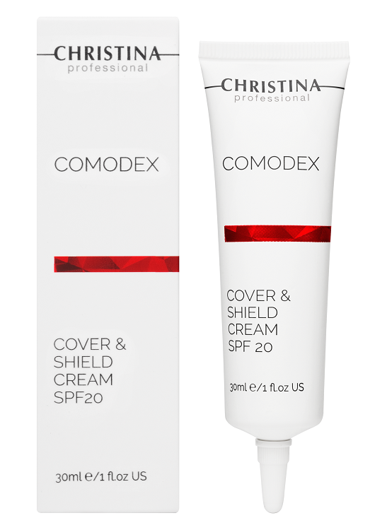Comodex Cover & Shield Cream SPF 20 − Защитный крем с тоном SPF 20, 30 мл