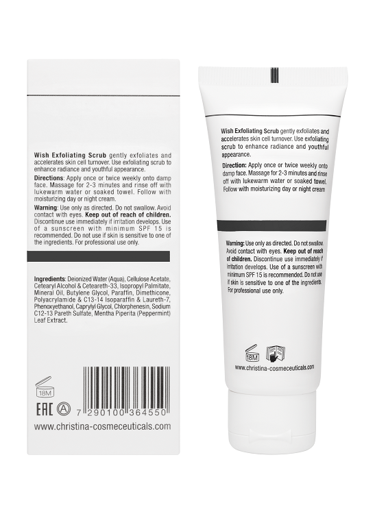Wish Exfoliating Scrub – Скраб-эксфолиатор, 75 мл